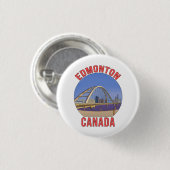 Edmonton Alberta Kanada Button (Vorne & Hinten)