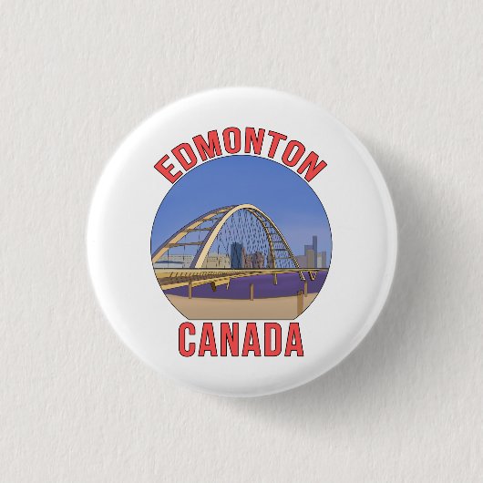 Edmonton Alberta Kanada Button (Vorderseite)