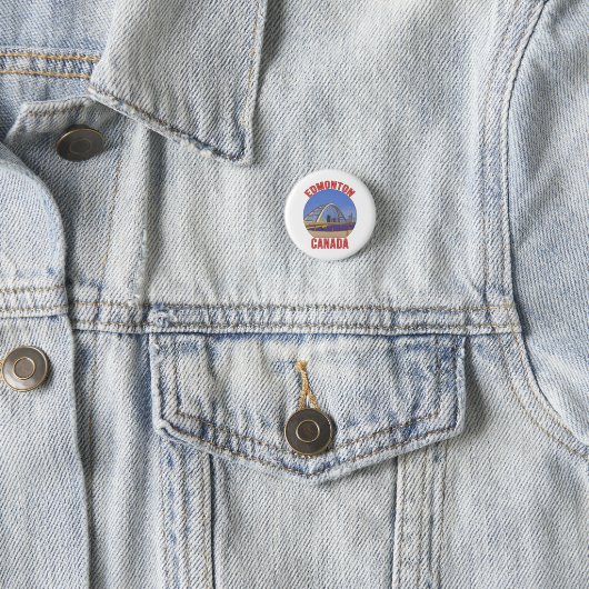 Edmonton Alberta Kanada Button (Beispiel)