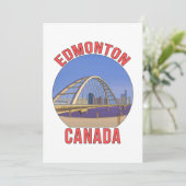 Edmonton Alberta Kanada Einladung (Stehend Vorderseite)