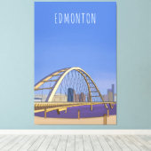 Edmonton Alberta Kanada Leinwanddruck (Insitu (Holzboden))