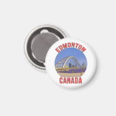 Edmonton Alberta Kanada Magnet (Vorderseite/Rückseite)