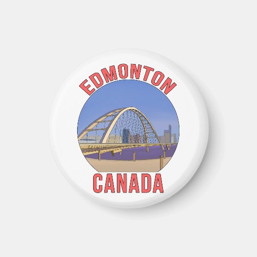 Edmonton Alberta Kanada Magnet (Vorne)