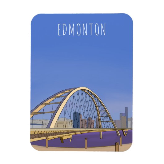 Edmonton Alberta Kanada Magnet (Vertikal)