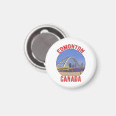 Edmonton Alberta Kanada Magnet (Vorderseite/Rückseite)
