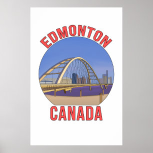 Edmonton Alberta Kanada Poster