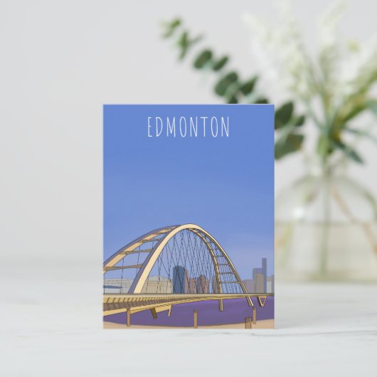Edmonton Alberta Kanada Postkarte (Stehend Vorderseite)