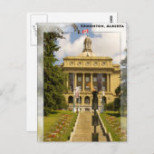 Edmonton Alberta Legislative Postkarte (Vorne/Hinten)