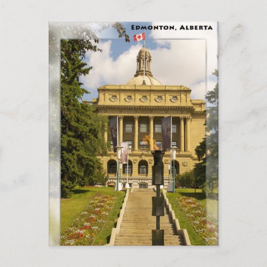 Edmonton Alberta Legislative Postkarte (Vorderseite)