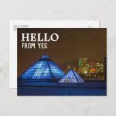 Edmonton, Alberta Postcard | Hello From YEG Postkarte (Vorne/Hinten)