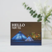 Edmonton, Alberta Postcard | Hello From YEG Postkarte (Stehend Vorderseite)