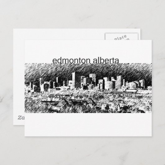 Edmonton Alberta Postkarte (Vorne/Hinten)