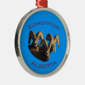Edmonton, Alberta Silbernes Ornament (Rechts)