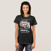 Edmonton Boarding Pass Edmonton Girl Edmonton T-Shirt (Vorne ganz)