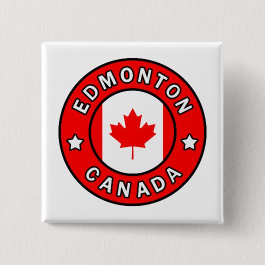 Edmonton Canada Button (Vorderseite)