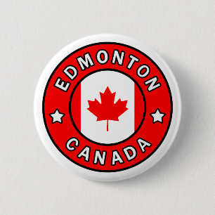 Edmonton Canada Button