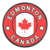 Edmonton Canada Eishockey Puck (Vorderseite)