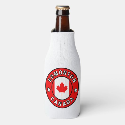 Edmonton Canada Flaschenkühler (Flaschenvorderseite)