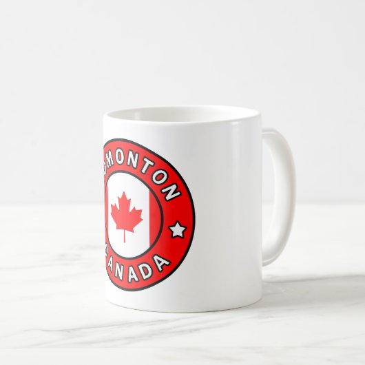 Edmonton Canada Kaffeetasse (VorderseiteRechts)