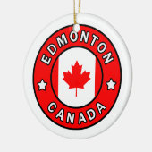 Edmonton Canada Keramikornament (Links)