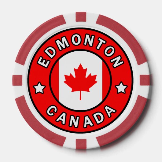 Edmonton Canada Pokerchips (Vorderseite)