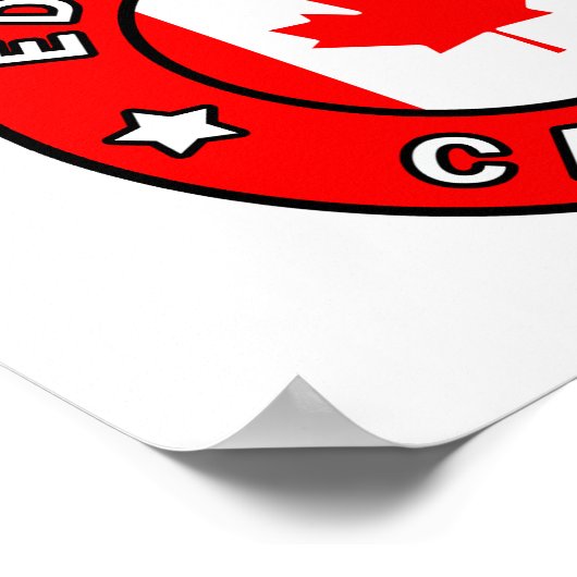 Edmonton Canada Poster (Ecke)