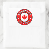 Edmonton Canada Rechteckiger Aufkleber (Tasche)