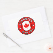 Edmonton Canada Rechteckiger Aufkleber (Umschlag)
