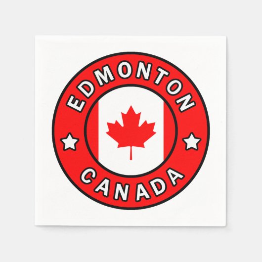 Edmonton Canada Serviette (Vorderseite)