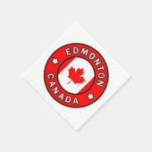 Edmonton Canada Serviette (Ecke)
