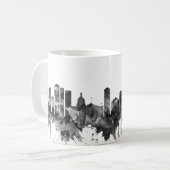 Edmonton Canada Skyline BW Kaffeetasse (Vorderseite Links)
