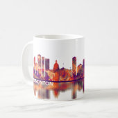 Edmonton Canada Skyline Kaffeetasse (Vorderseite Links)