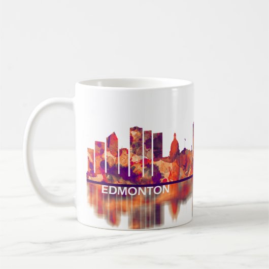 Edmonton Canada Skyline Kaffeetasse (Links)