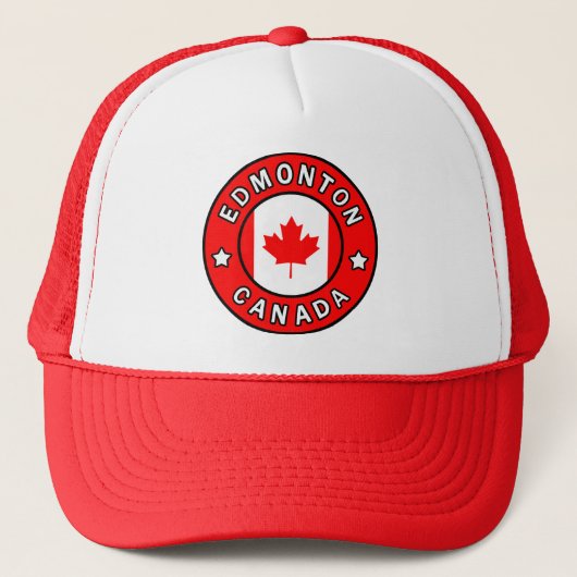 Edmonton Canada Truckerkappe (Vorderseite)