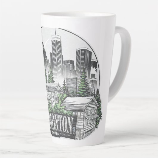 Edmonton City Canada Milchtasse (Rechte Ecke)