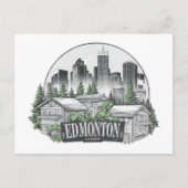 Edmonton City Canada Postkarte (Vorderseite)