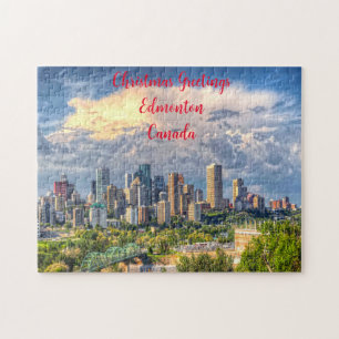 Edmonton City Kanada. Puzzle