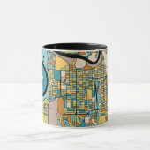 Edmonton City Map Tasse (Zentrum)