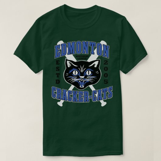Edmonton CrackerCats T-Shirt (Design vorne)