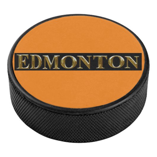 EDMONTON HOCKEY PUCK (3/4)