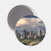 Edmonton, kanadische Skyline Magnet (Vorderseite/Rückseite)