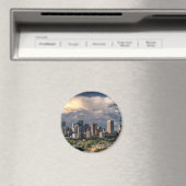 Edmonton, kanadische Skyline Magnet (In Situ (Geschirrspüler))