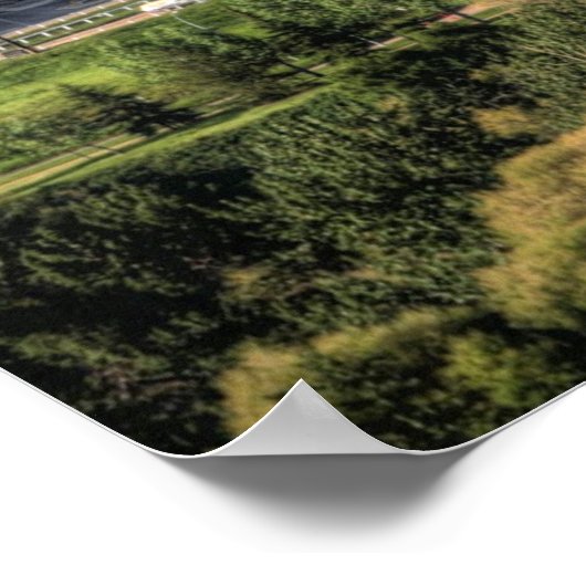 Edmonton, kanadische Skyline Poster (Ecke)