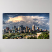 Edmonton, kanadische Skyline Poster (Vorne)