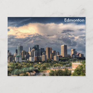 Edmonton, kanadische Skyline Postkarte
