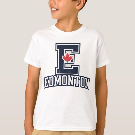 Edmonton Maple Leaf Grafik T-Shirt (Vorderseite)