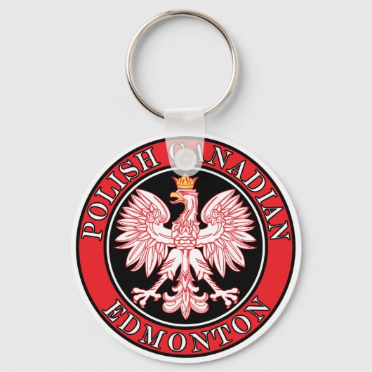 Edmonton Polish Canadian Eagle Schlüsselanhänger (Vorderseite)