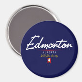Edmonton Script Magnet (Vorderseite/Rückseite)