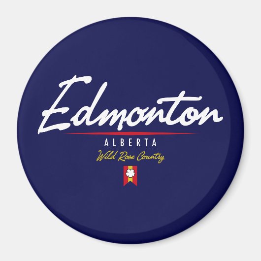 Edmonton Script Magnet (Vorne)