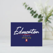 Edmonton Script Postkarte (Stehend Vorderseite)